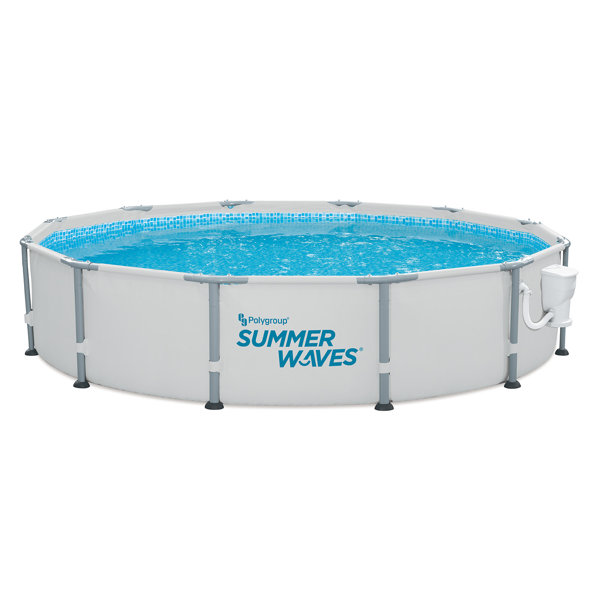 Polygroup Trading Ltd Summer Waves Elite 12 Foot Metal Frame Above